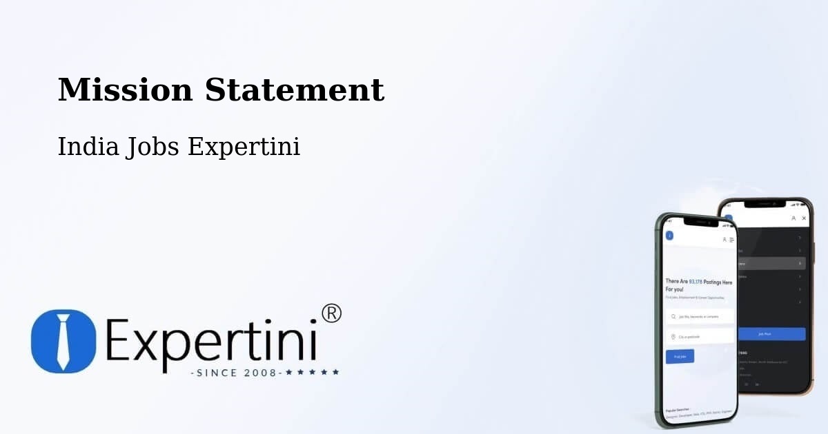 Mission Statement - India Jobs Expertini
